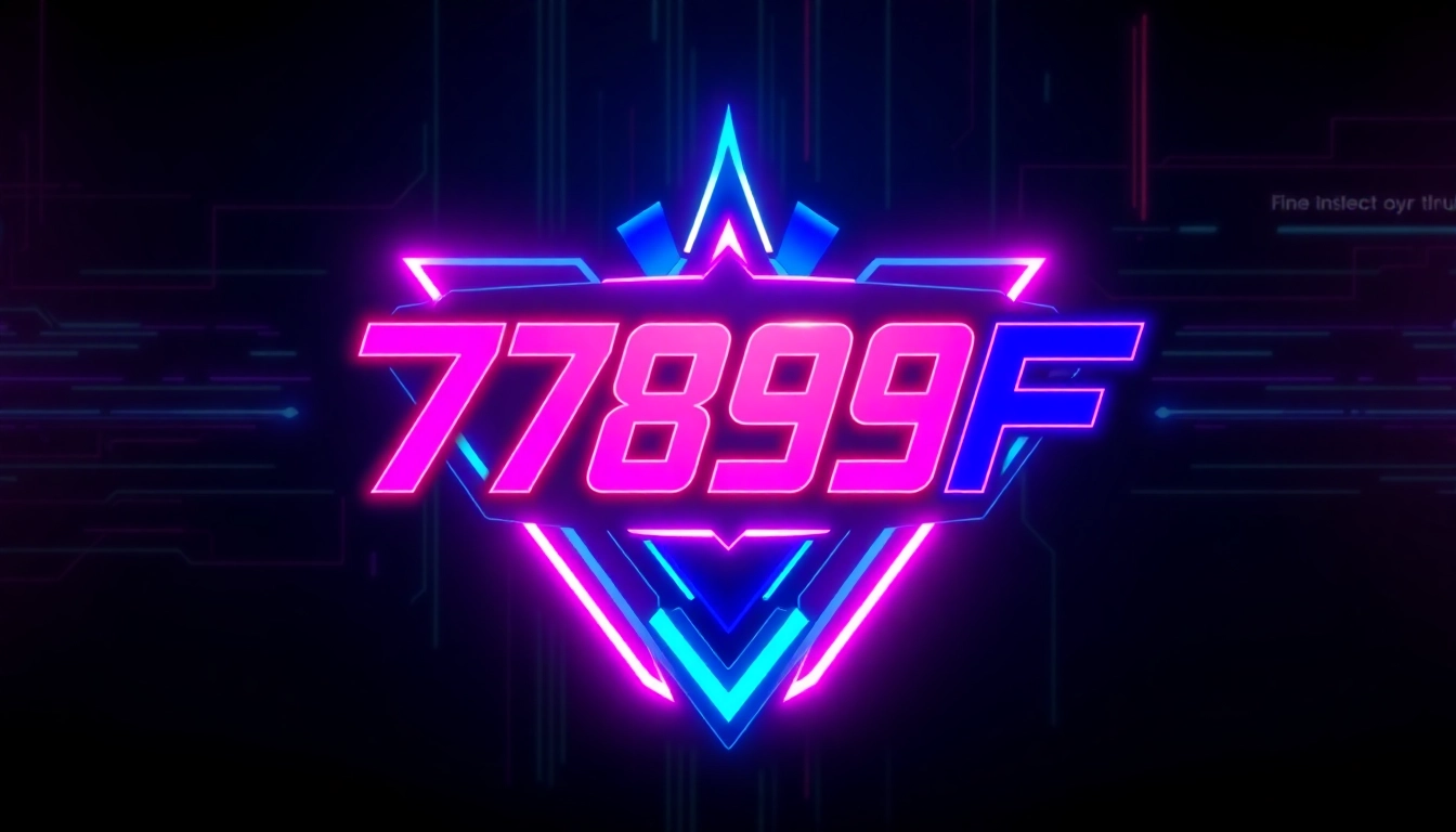 Professional 789F branding graphics showcasing the company's innovative digital platform with modern design elements for user engagement.