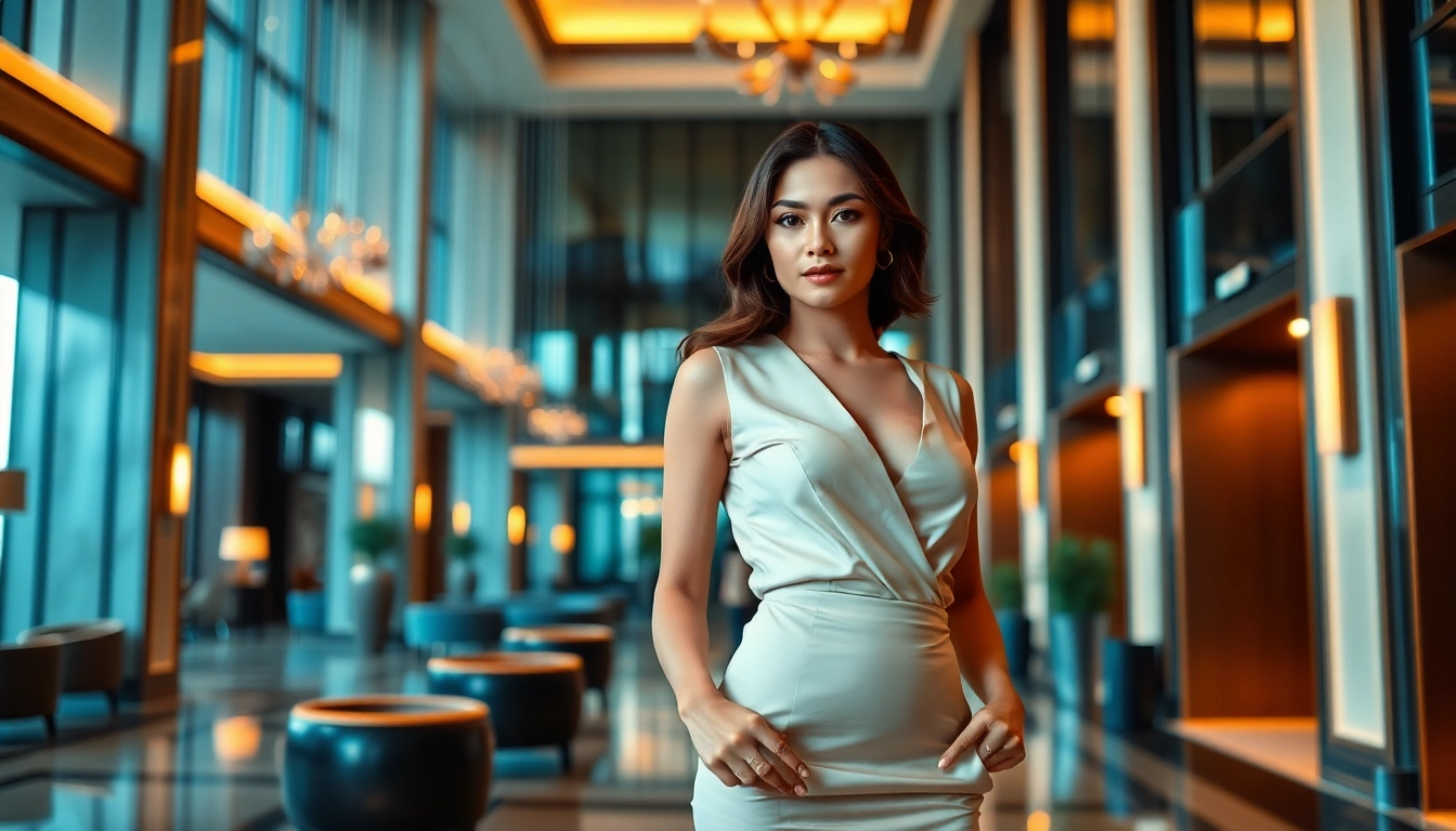 Professional KL ESCORT service showcasing a stunning woman in luxurious surroundings for confident, discreet encounters.