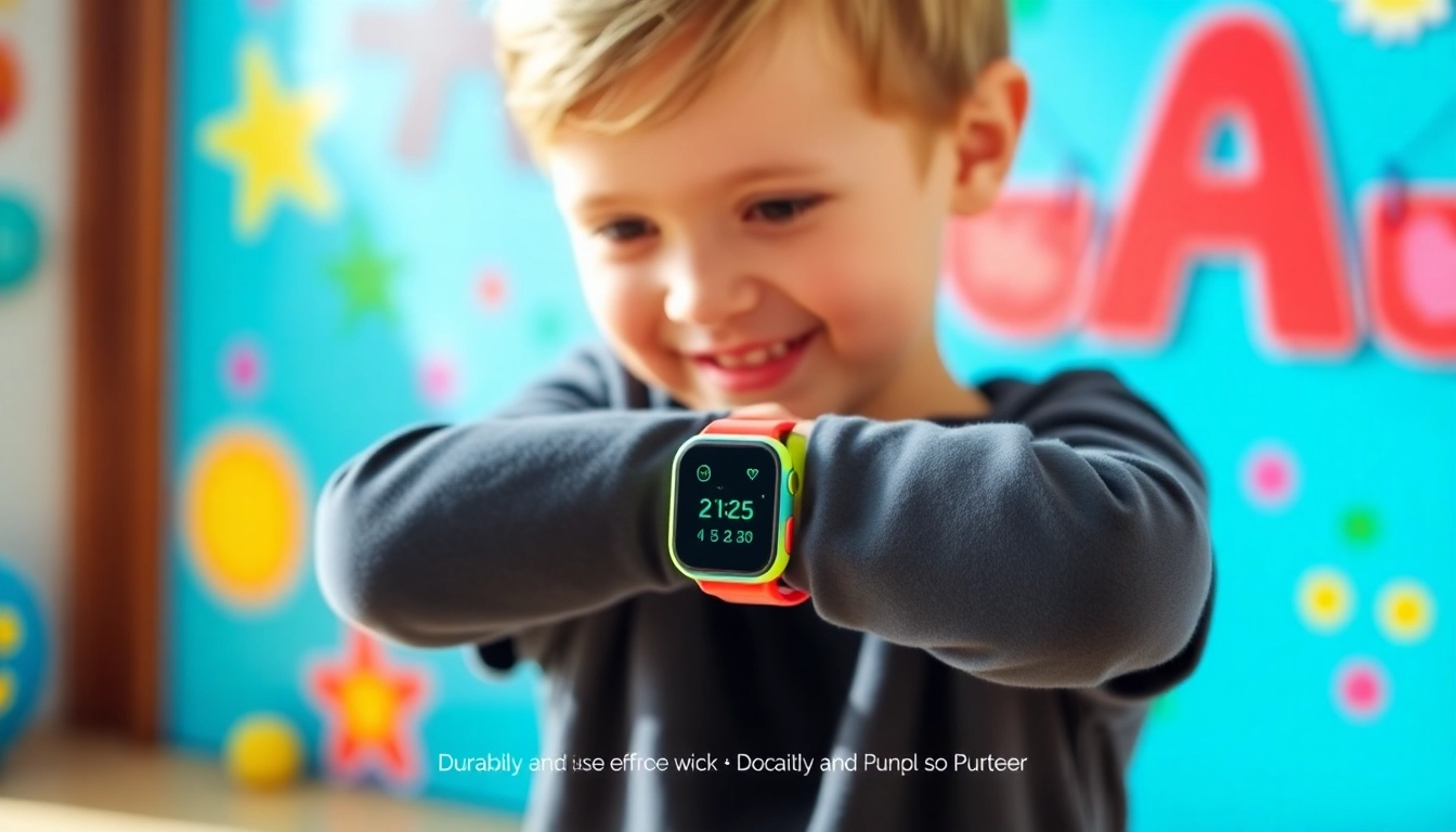 Paras älykello lapselle – modern, colorful smartwatch emphasizing safety and fun for kids’ outdoor activities.