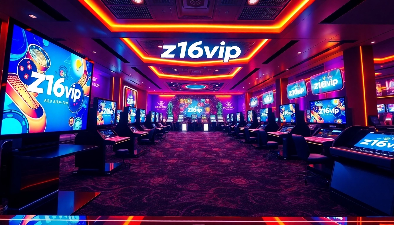 Z16vip online casino platform with sleek interface and engaging gaming visuals for an immersive experience